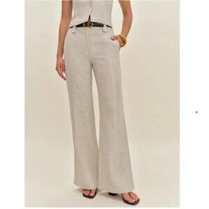 Astrid Linen Mid Rise Pant